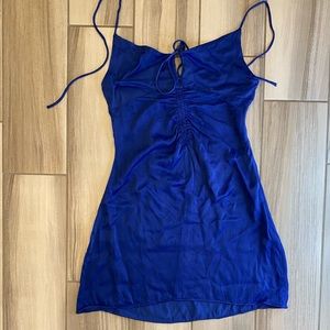 Zara colbalt blue birthday or going out dress